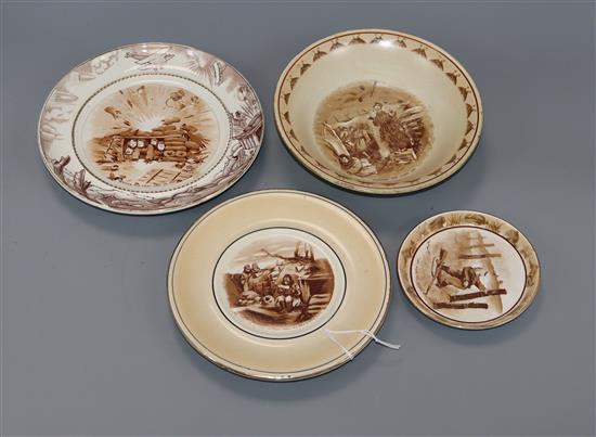 Four items of Old Bill ceramics